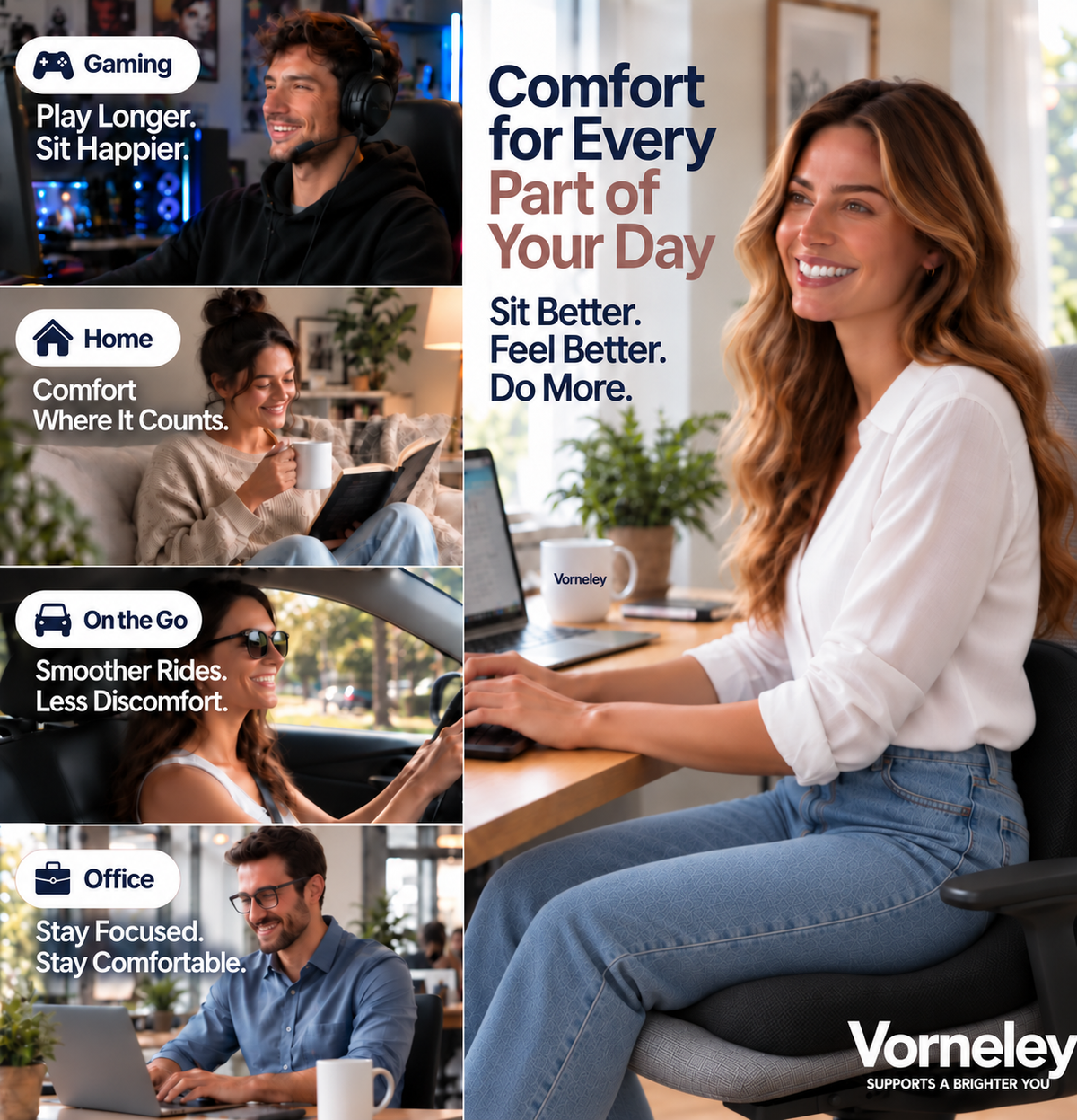 ComfortShield™ Pressure-Relief Cushion 2.0